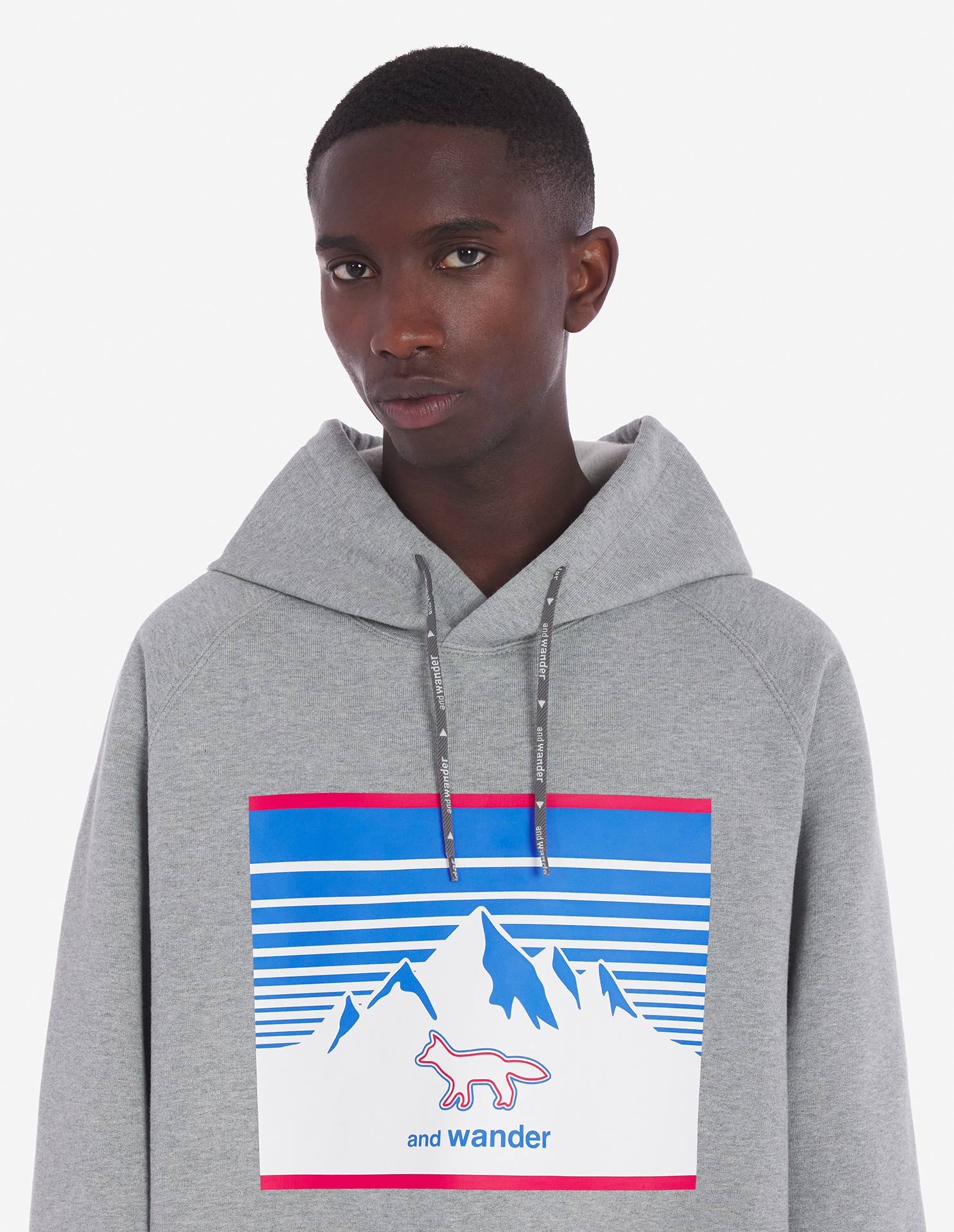 and wander maison kitsune SWEATHOODIE-