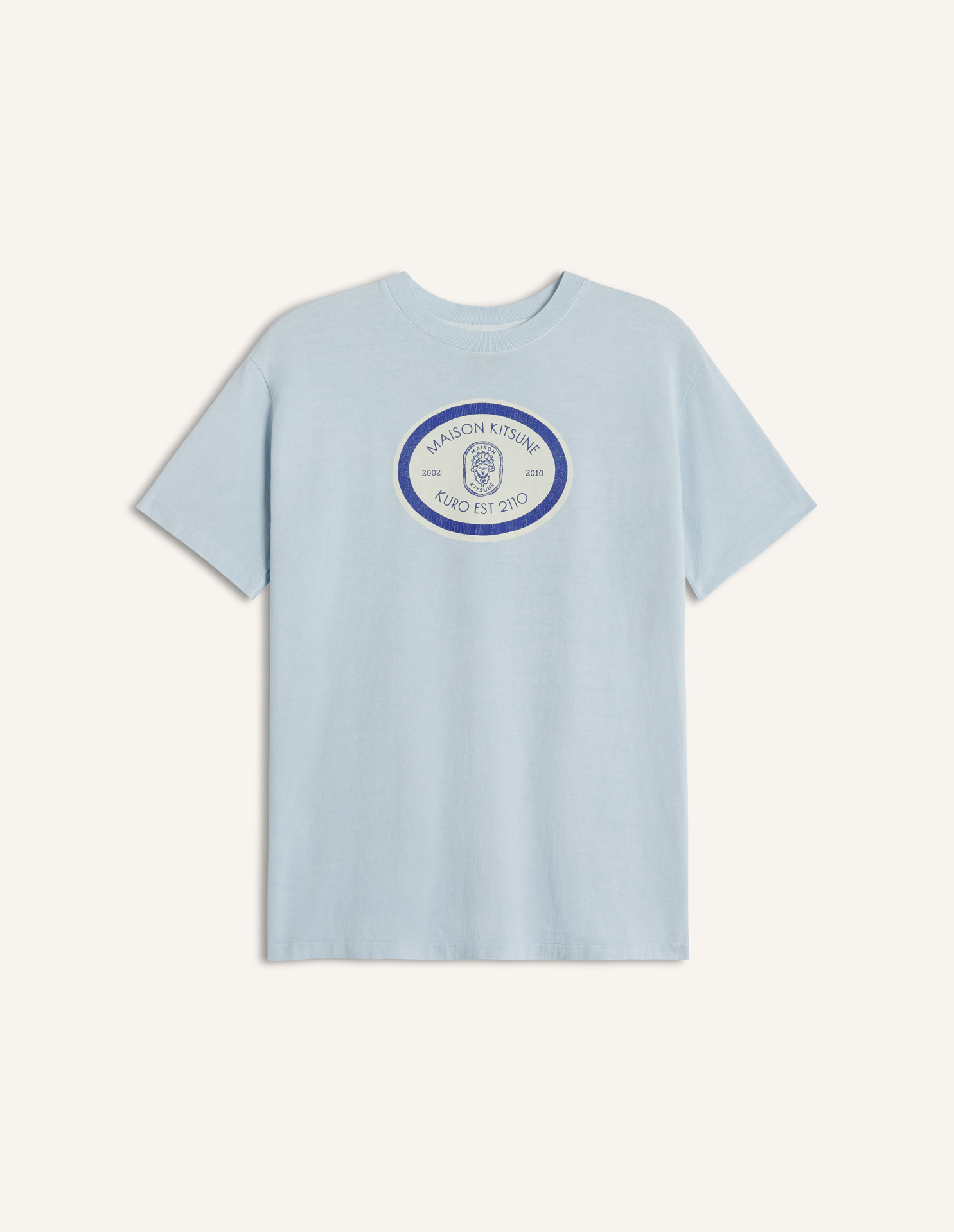 MAISON KITSUNE x KURO GRAND EST. VINTAGE WASH TEE