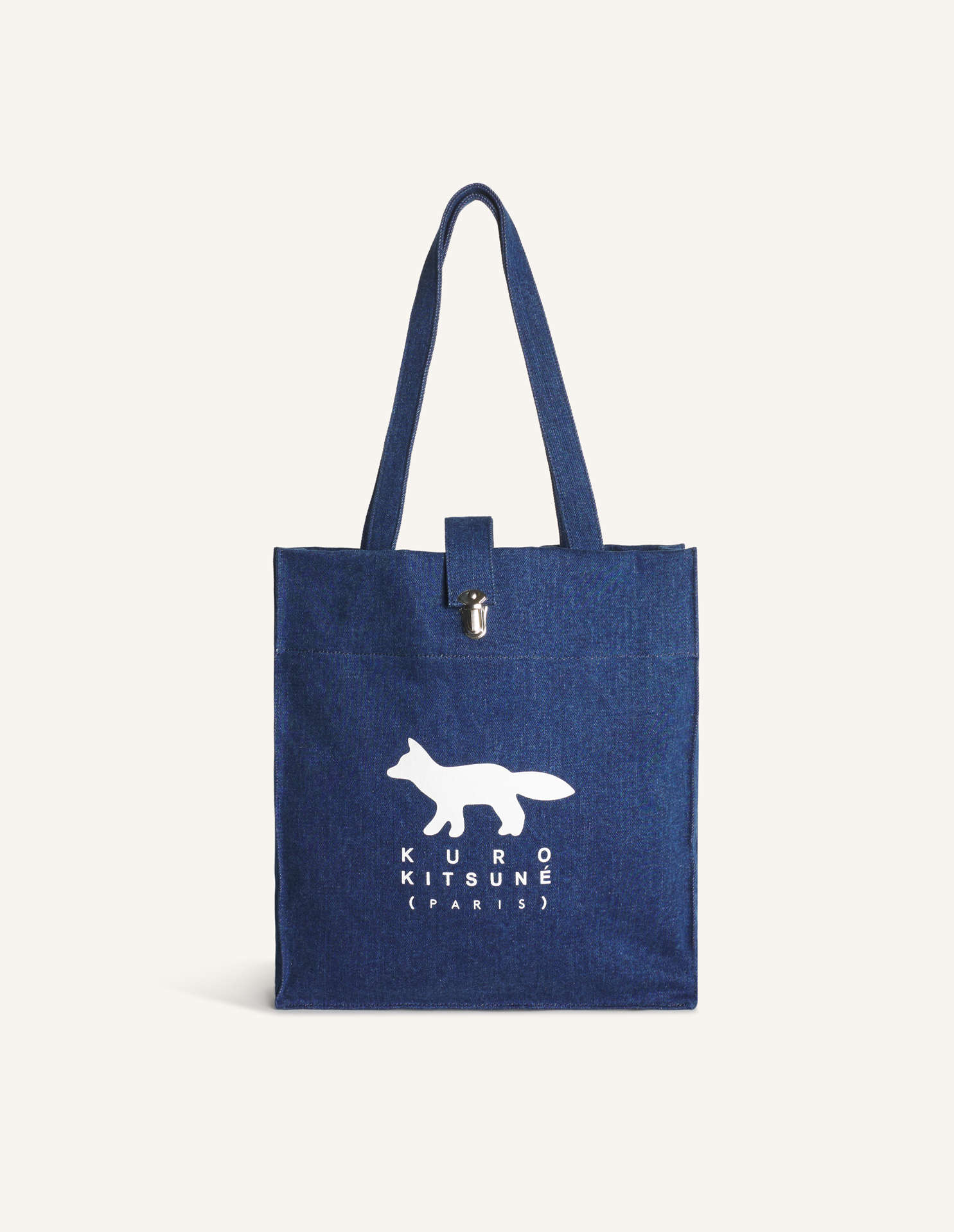 MAISON KITSUNE x KURO VINYL FOX TOTE BAG