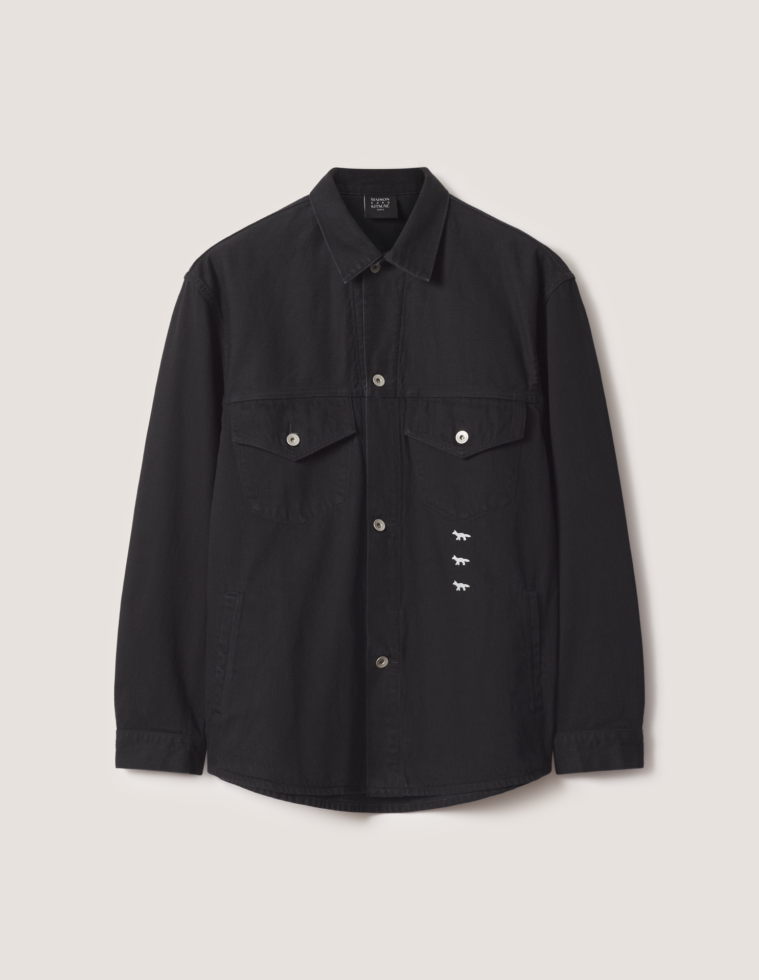 MAISON KITSUNE X KURO DENIM SHIRT