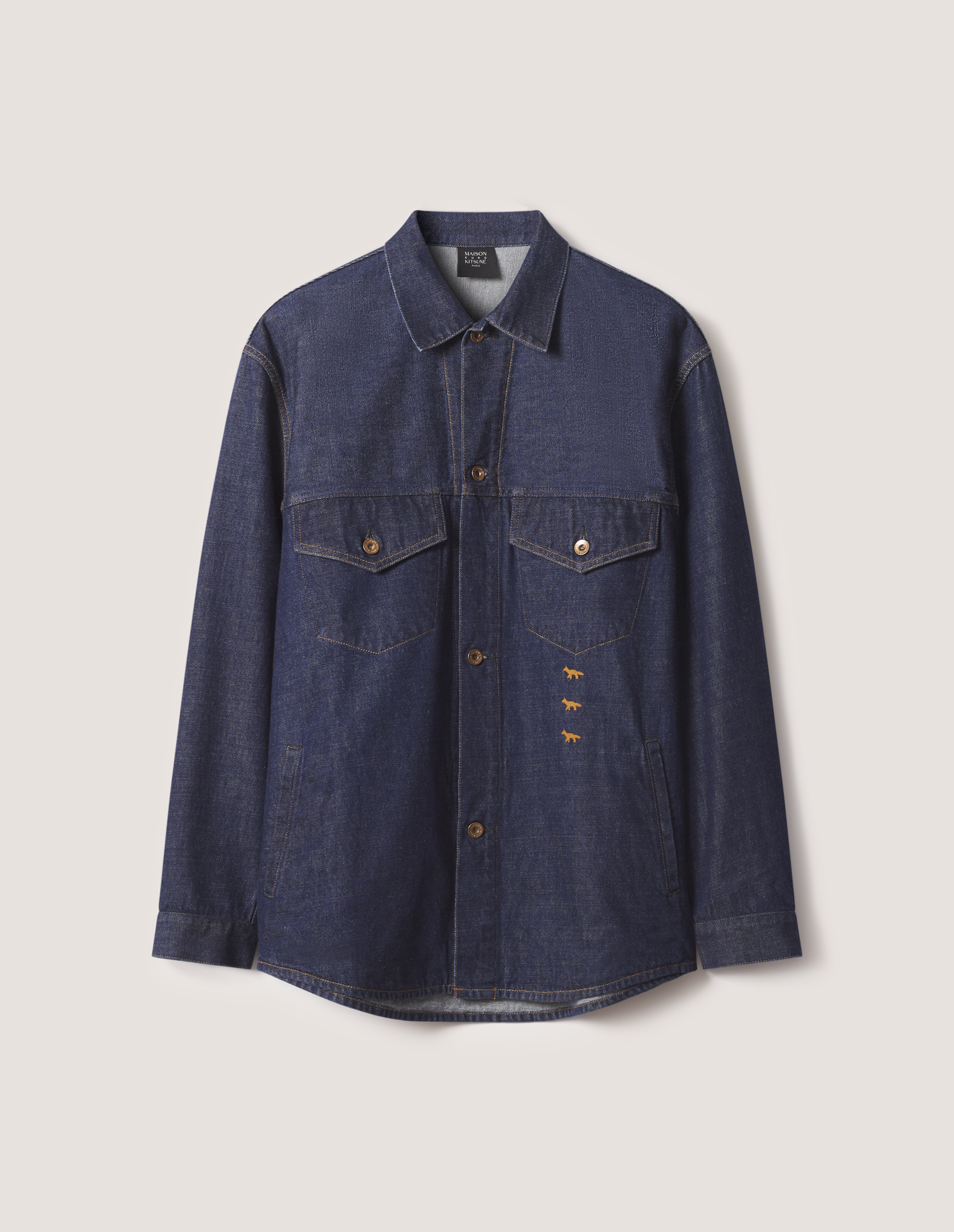 MAISON KITSUNE X KURO DENIM SHIRT