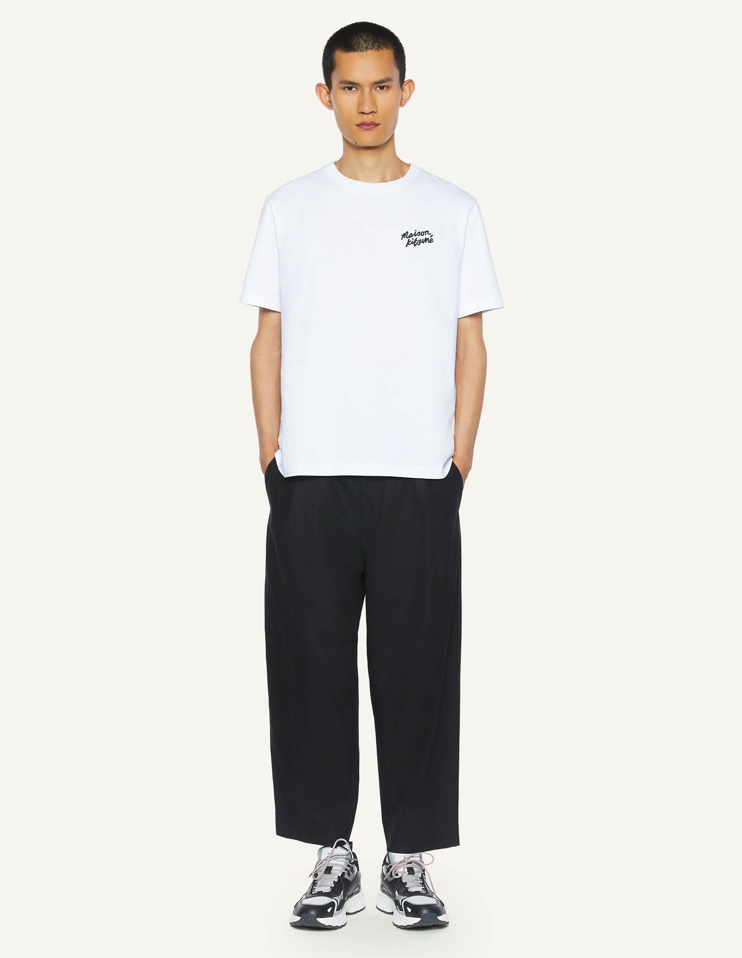 MAISON KITSUNE HANDWRITING COMFORT TEE-SHIRT