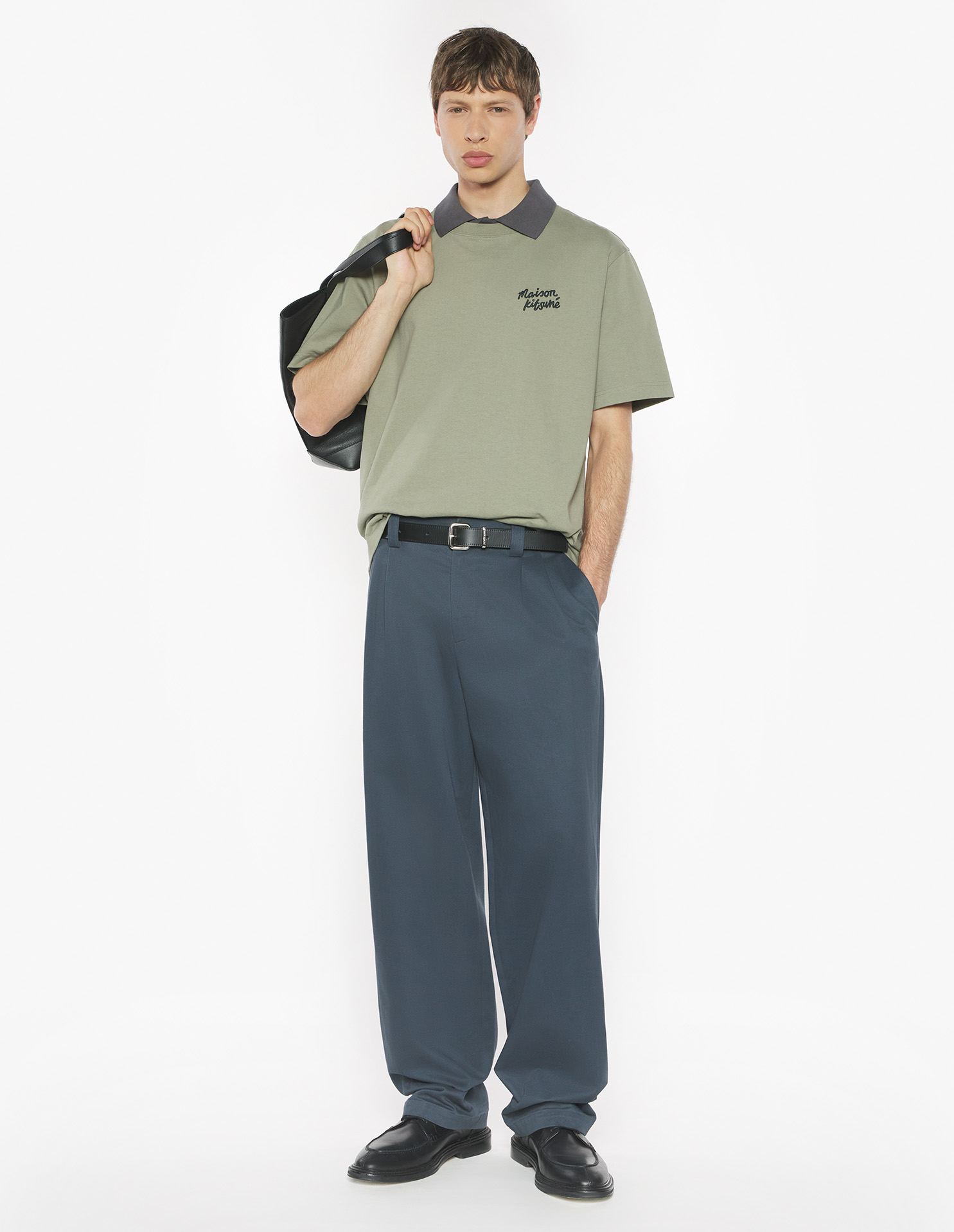 MAISON KITSUNE HANDWRITING COMFORT TEE-SHIRT