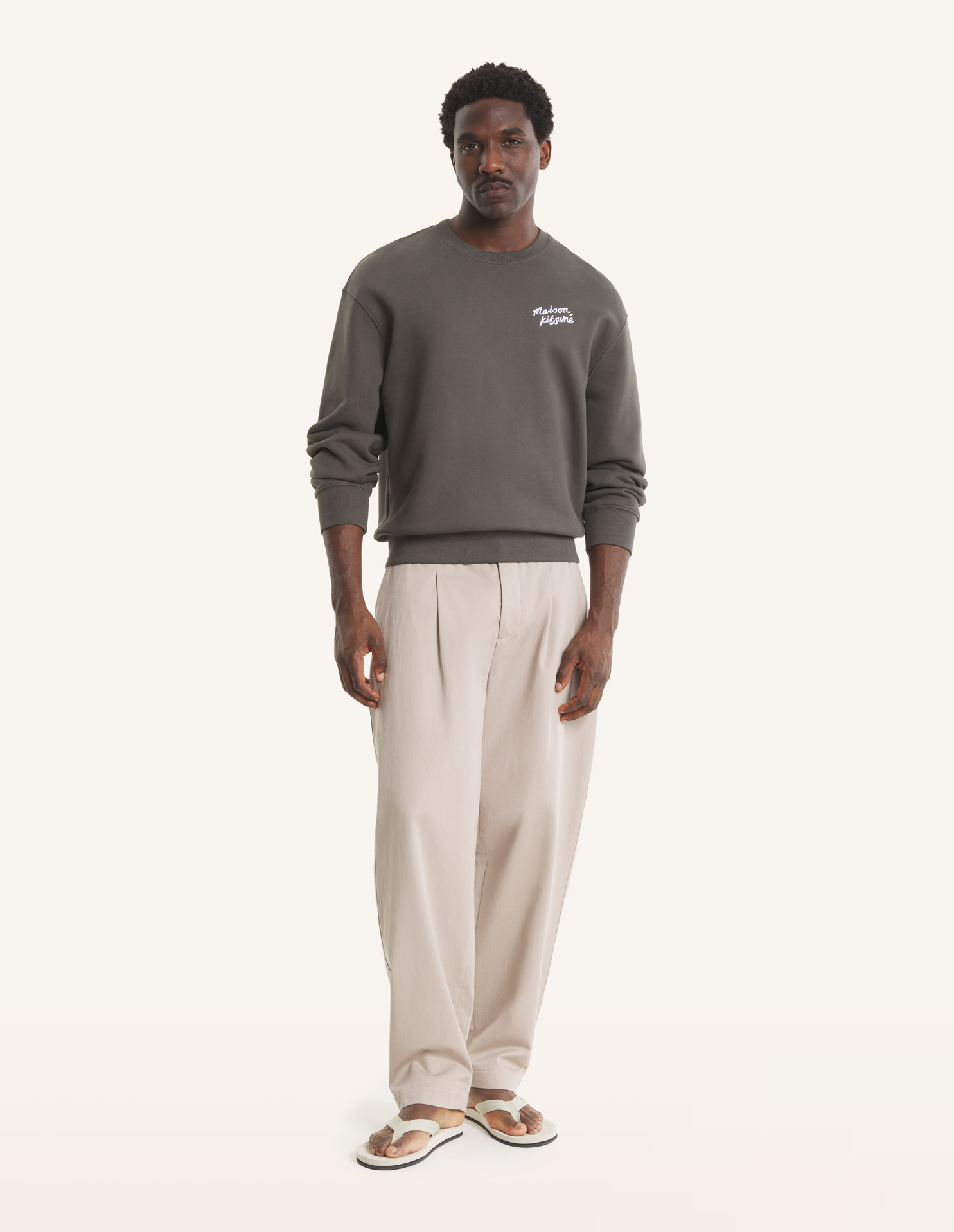 MAISON KITSUNÉ ハンドライティング コンフォート スウェットシャツ