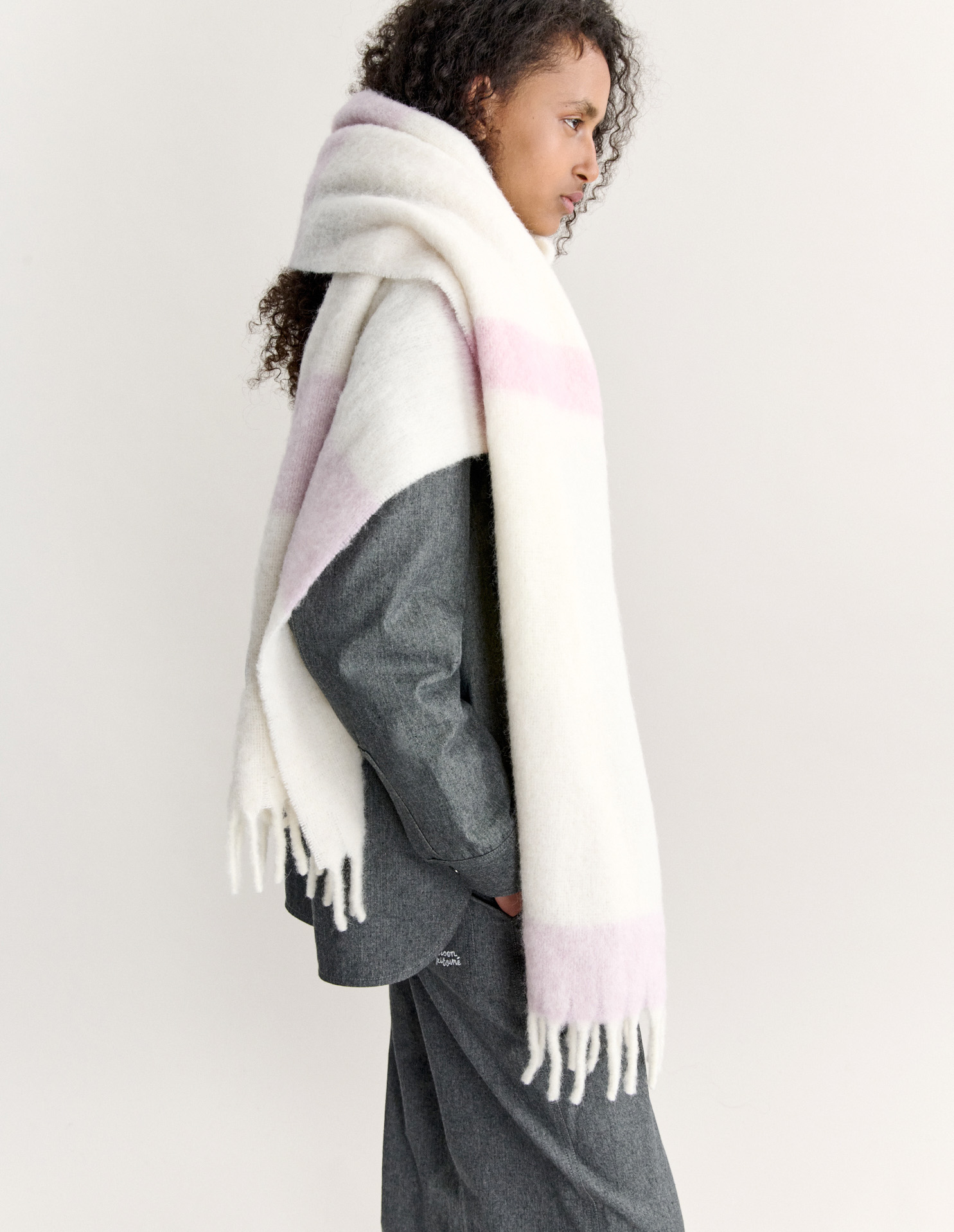 ALPACA STRIPES SCARF