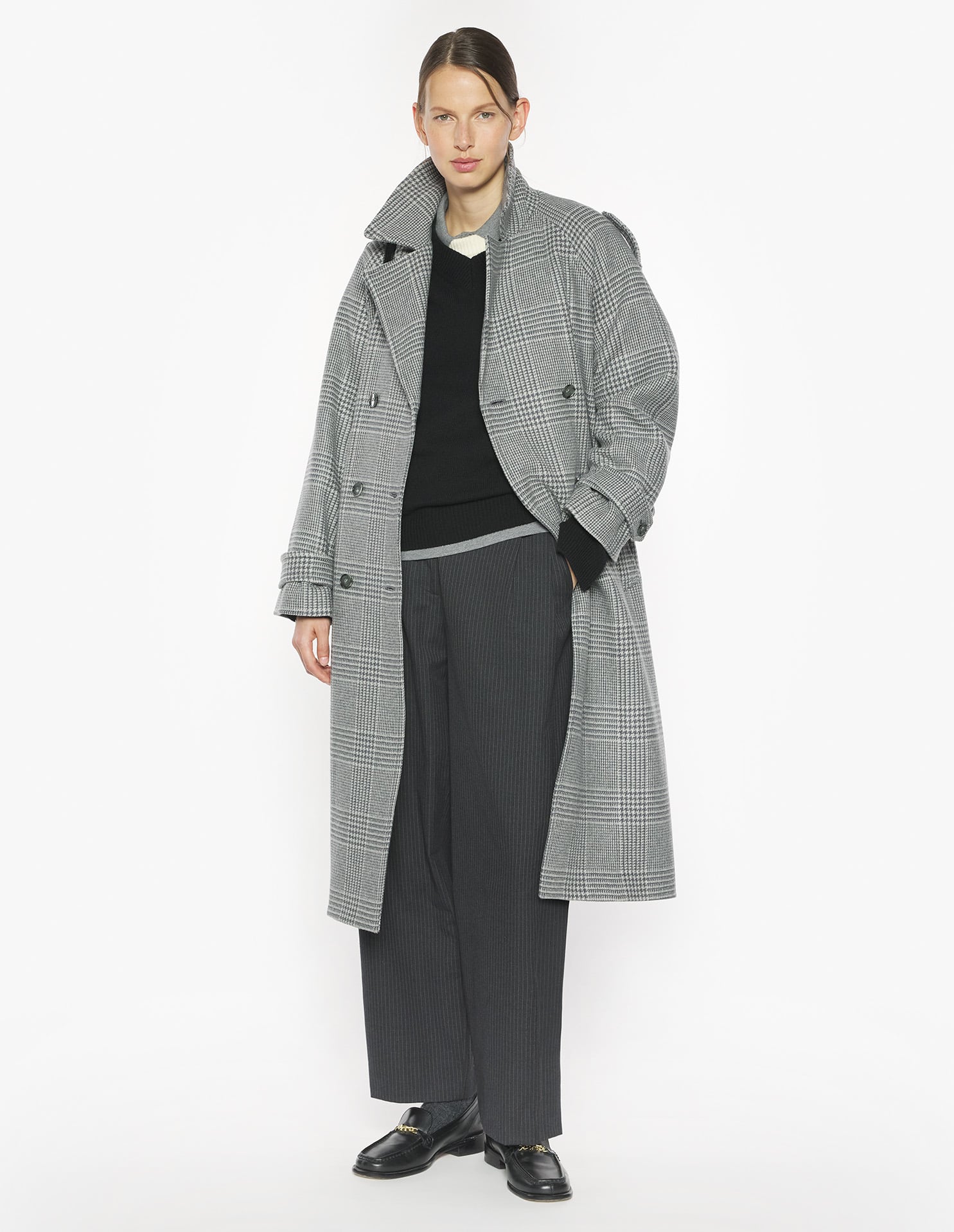 WOOL TRENCH COAT