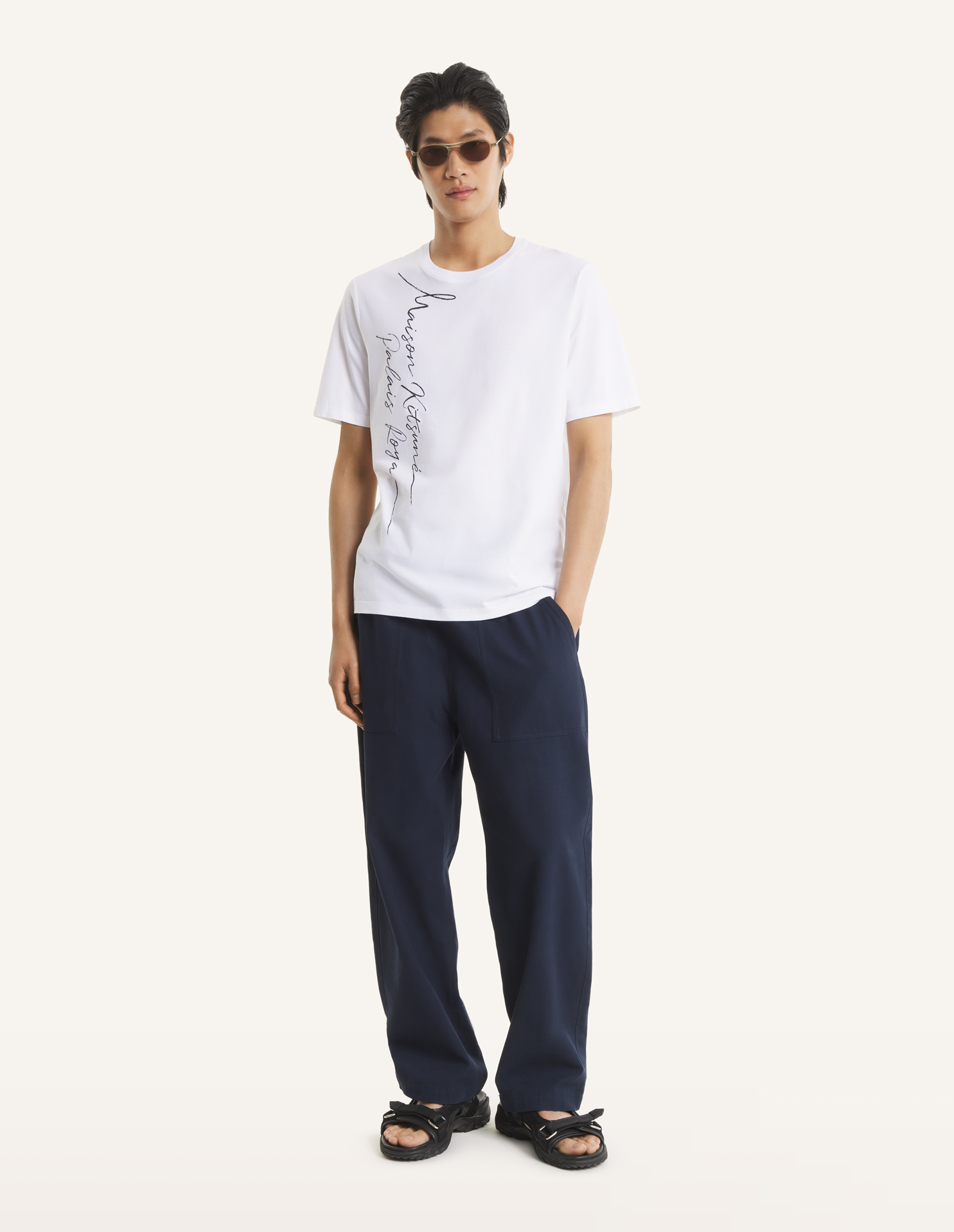 POETIC SCRIPT LIGHT REGULAR TEE-SHIRT