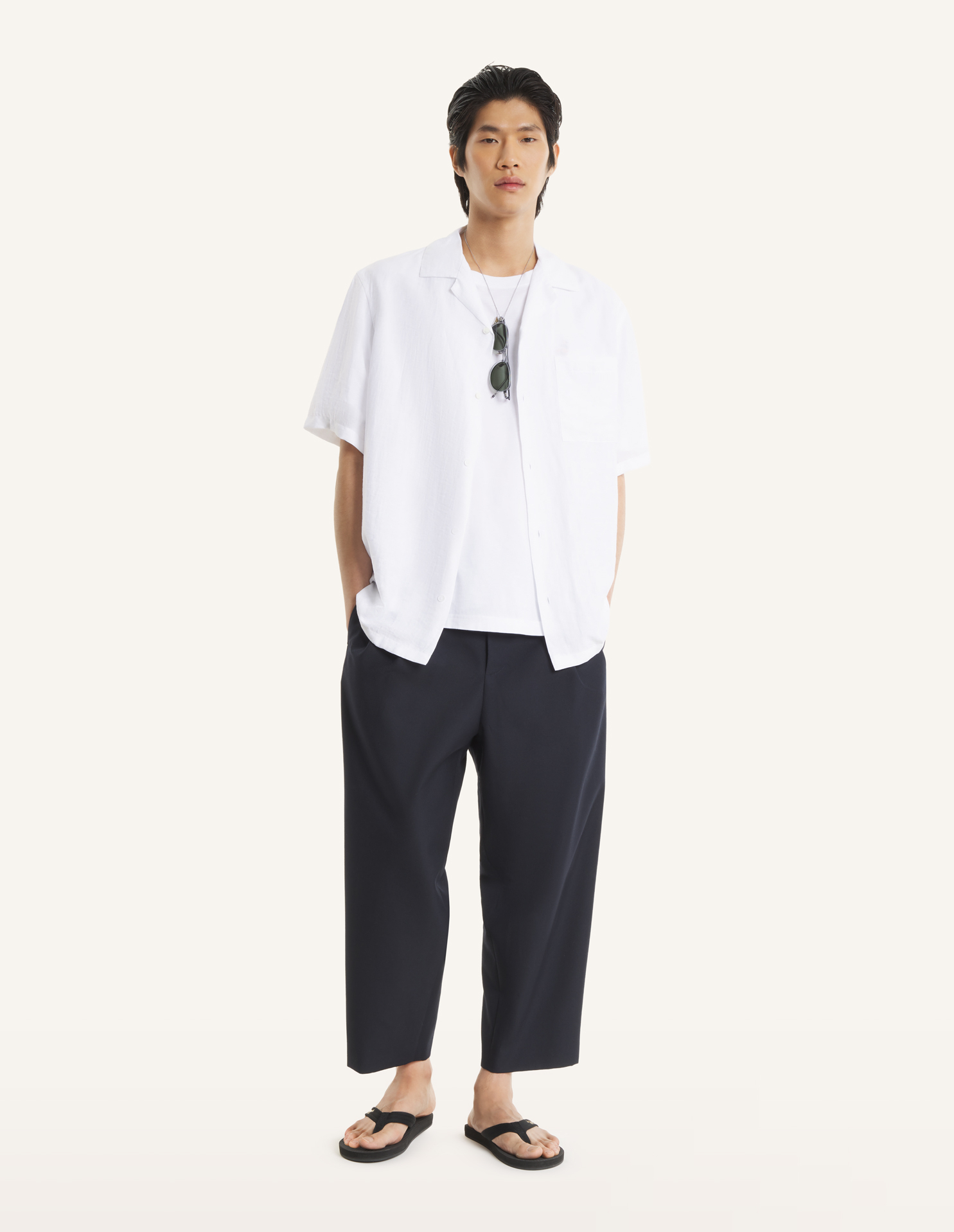 LINEN RESORT SHIRT