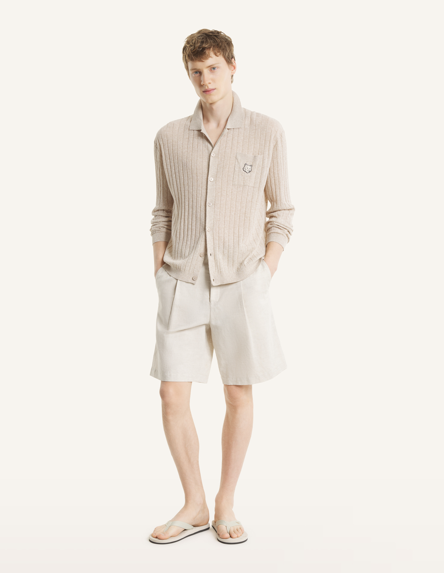 LINEN COTTON LONG SLEEVE SHIRT