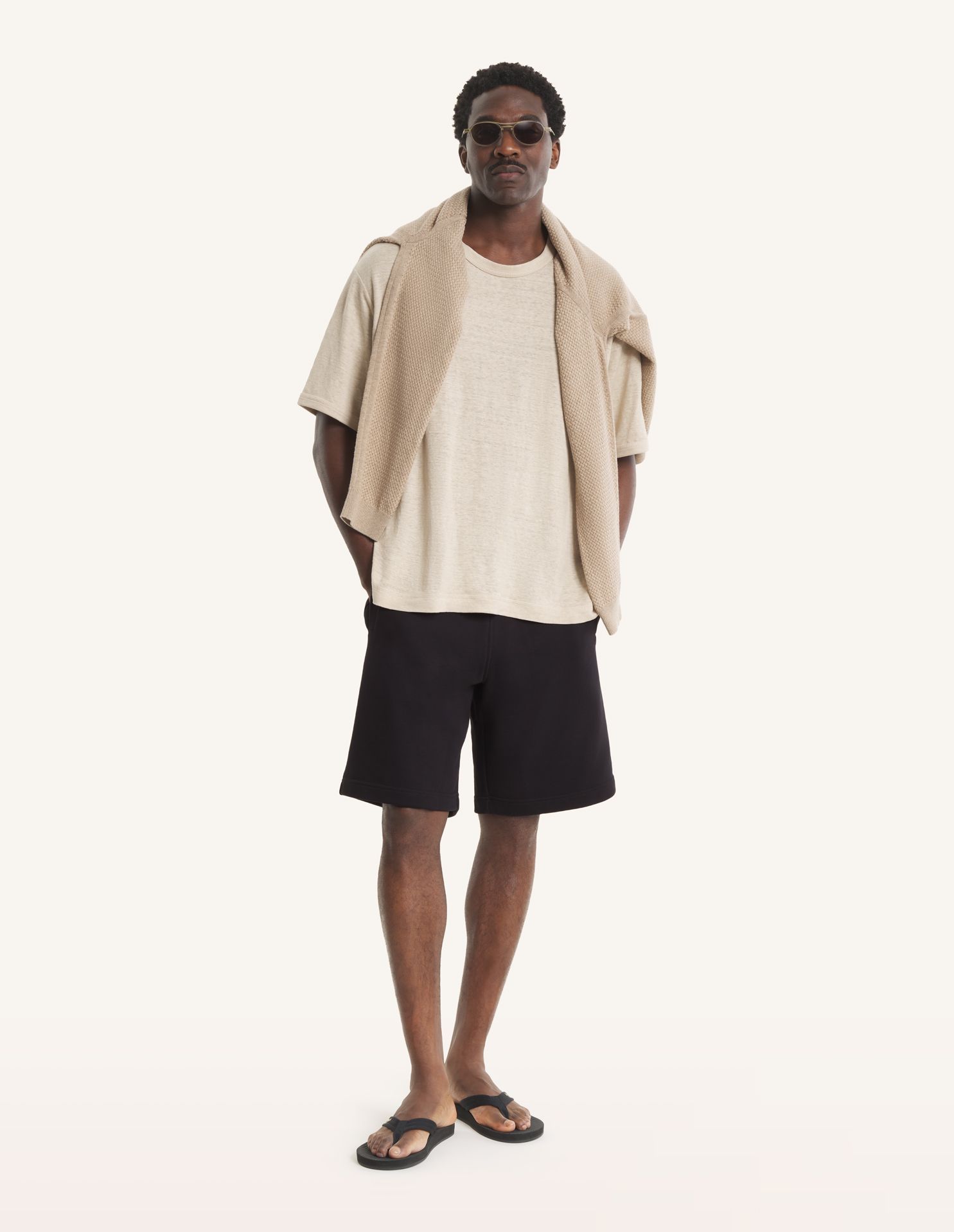 MAISON KITSUNE PARIS OVERSIZE JOG SHORT