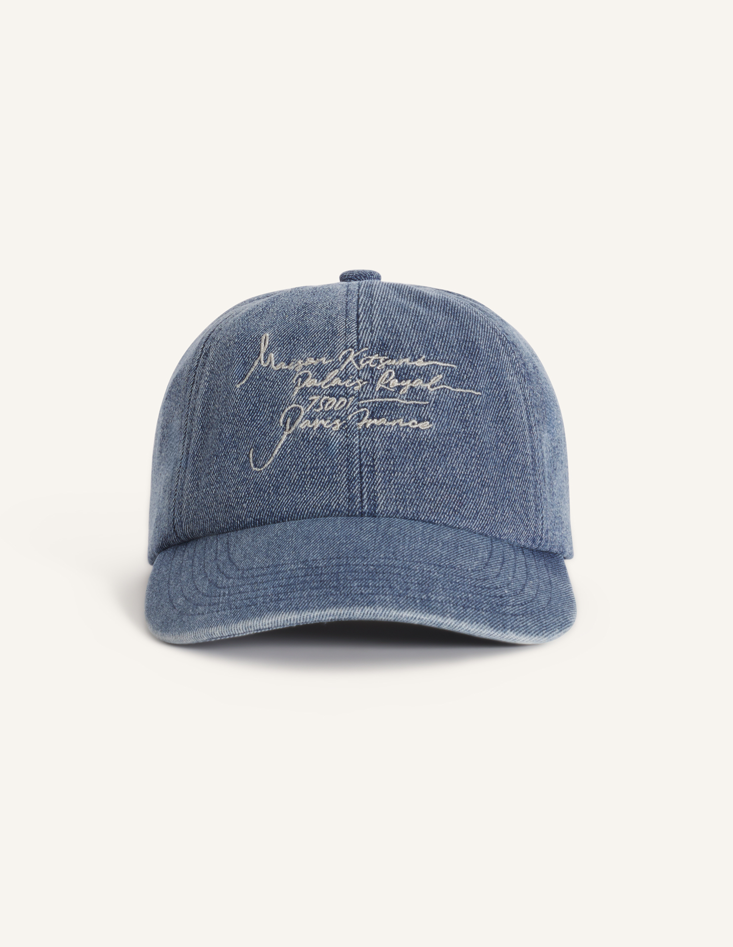 POETIC SCRIPT DENIM CAP