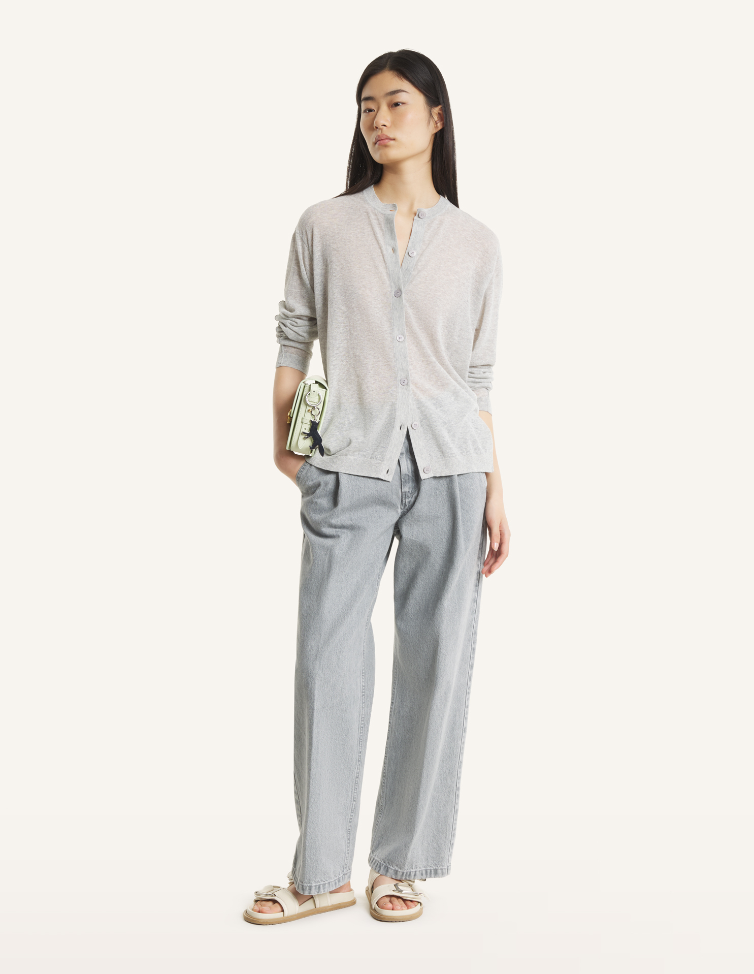 SEE-THROUGH LONG CARDIGAN