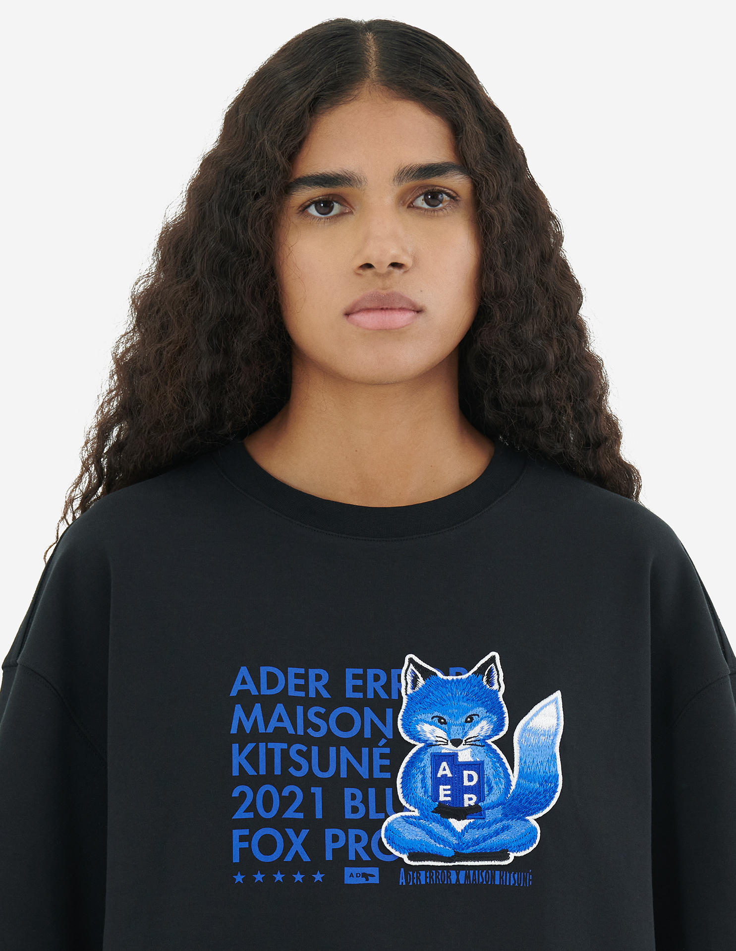 Meditation fox t-shirt Ader Error x Maison Kitsune