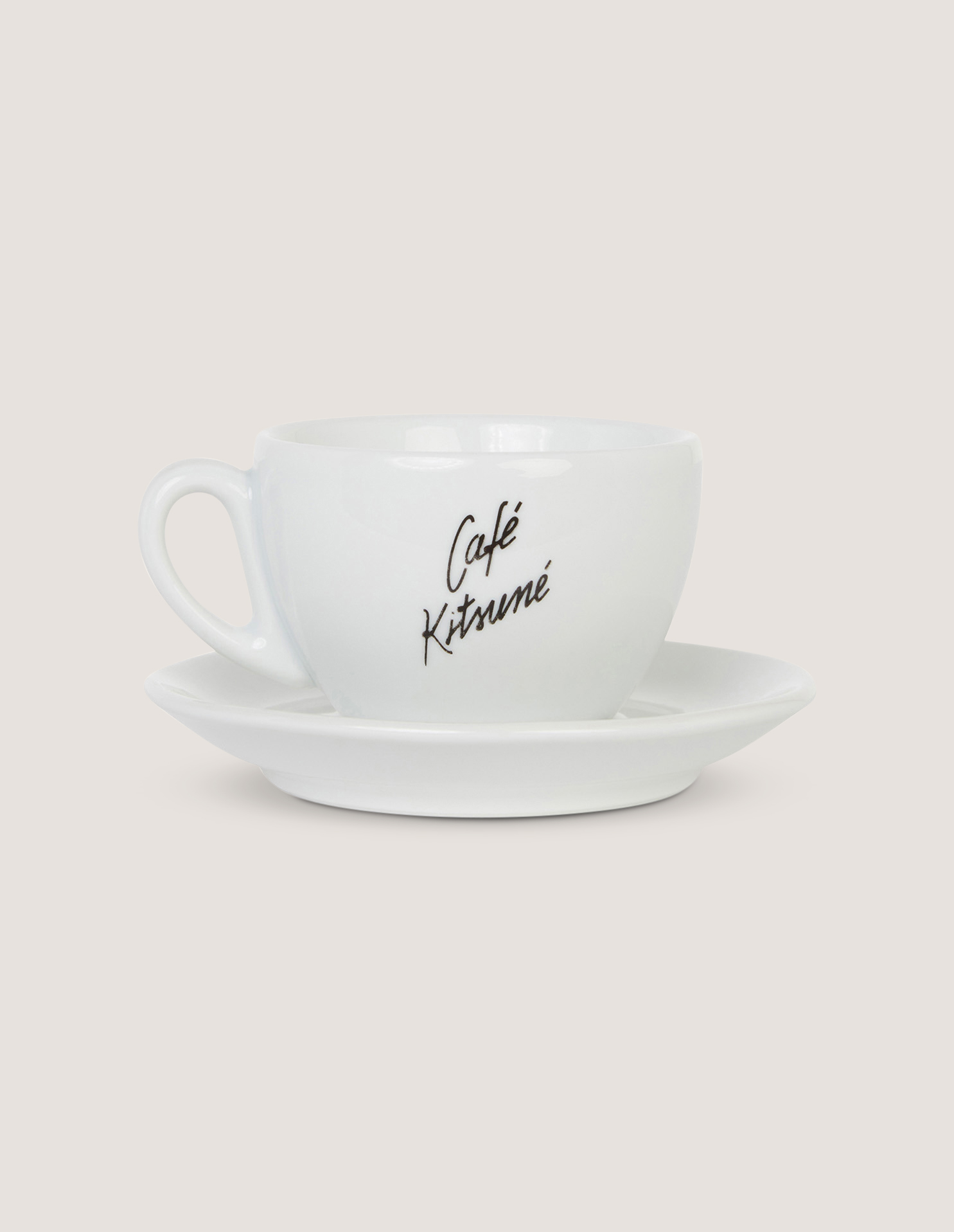 CAFE KITSUNE CUP & SAUCER SIZE L