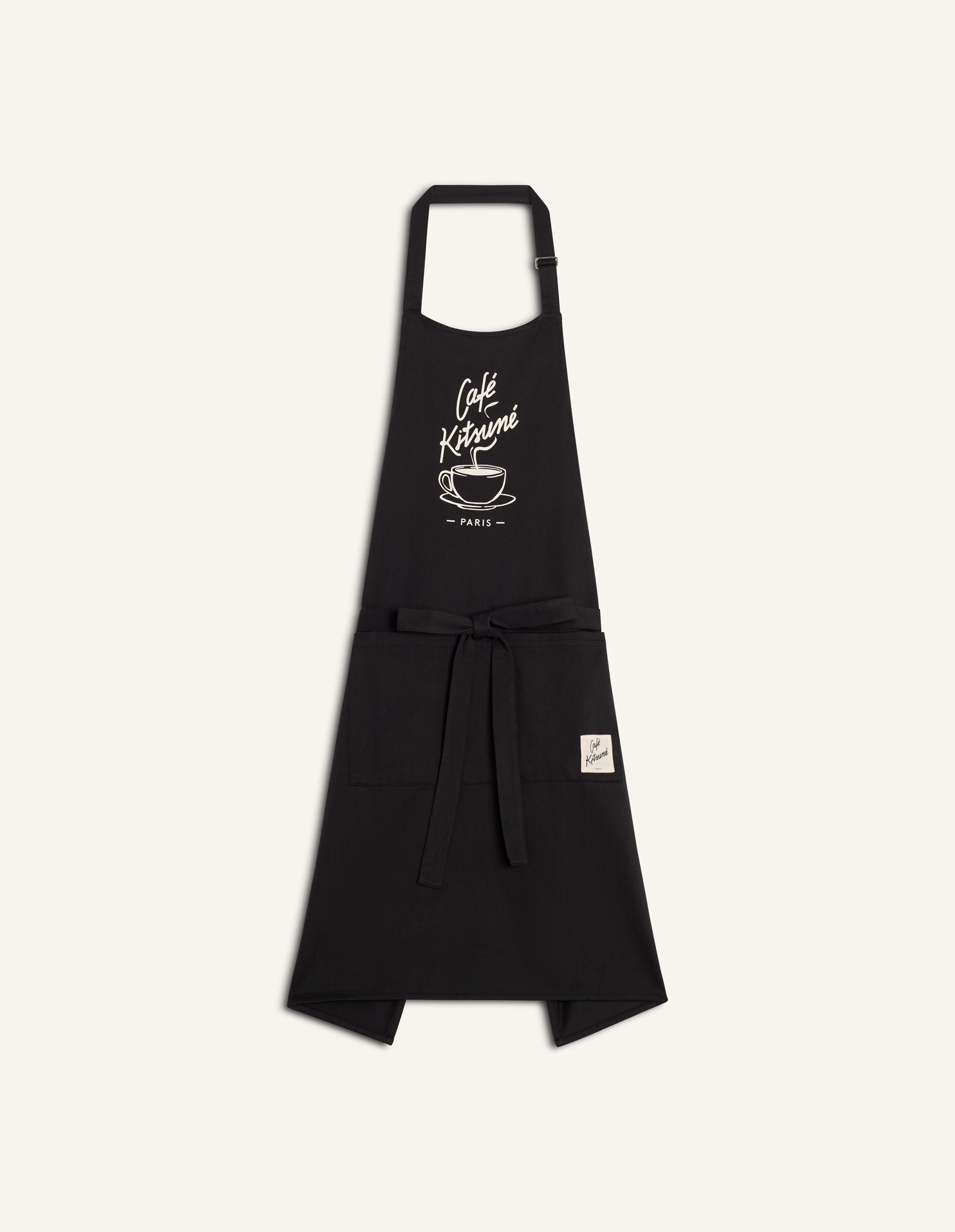 カフェ キツネ コーヒーカップ エプロン