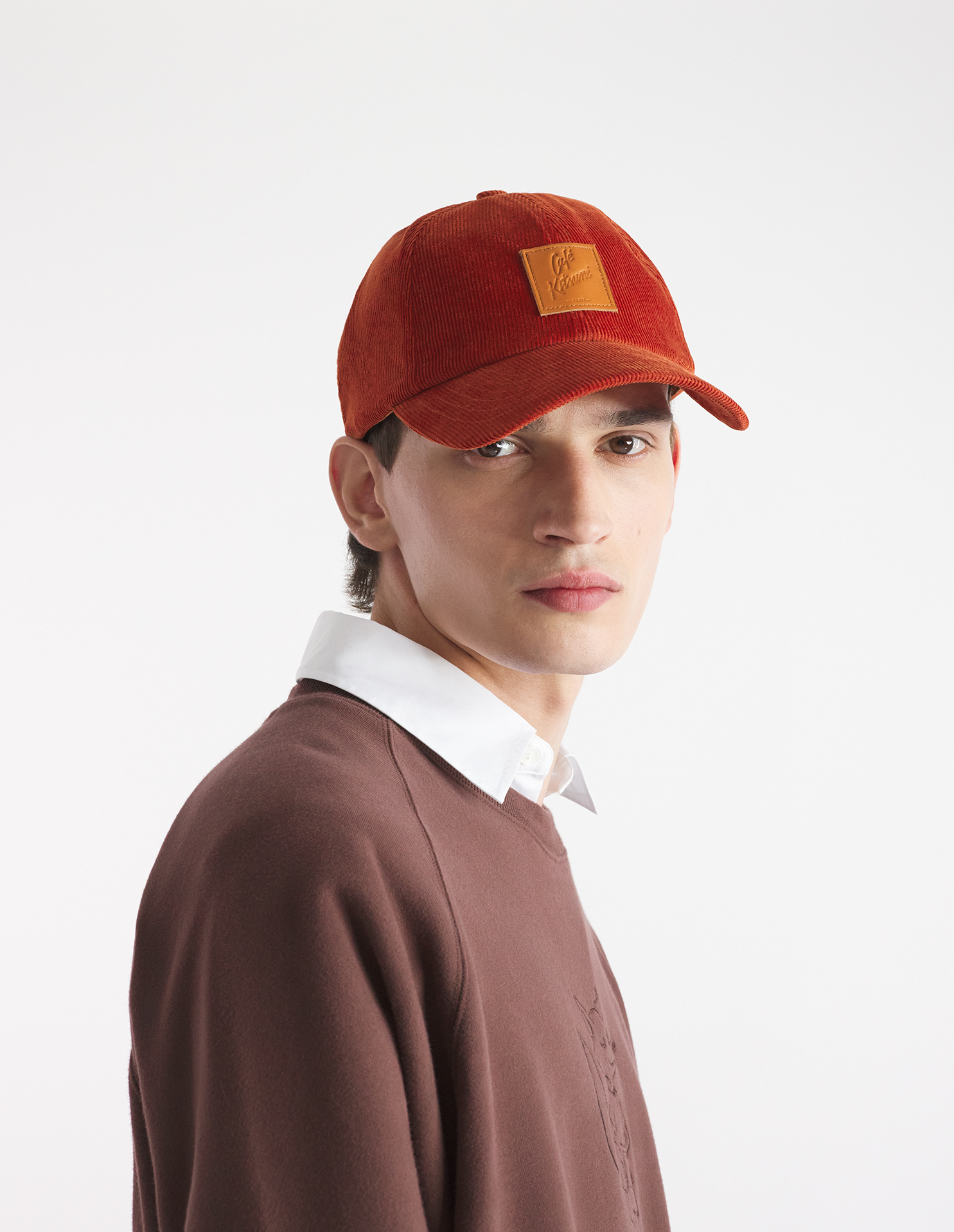 CAFE KITSUNE CORDUROY 6P CAP