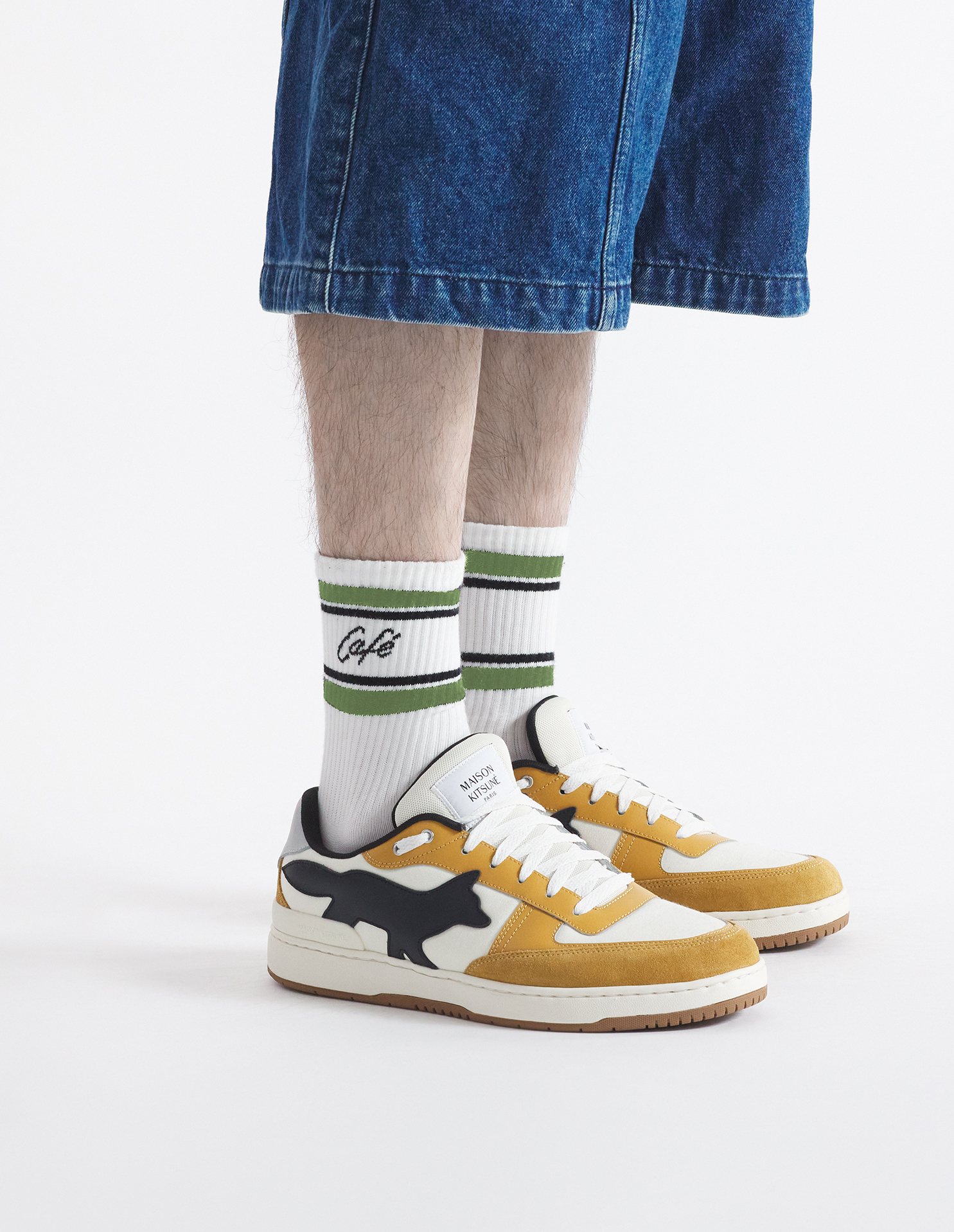 CAFE KITSUNE SPORTY SOCKS