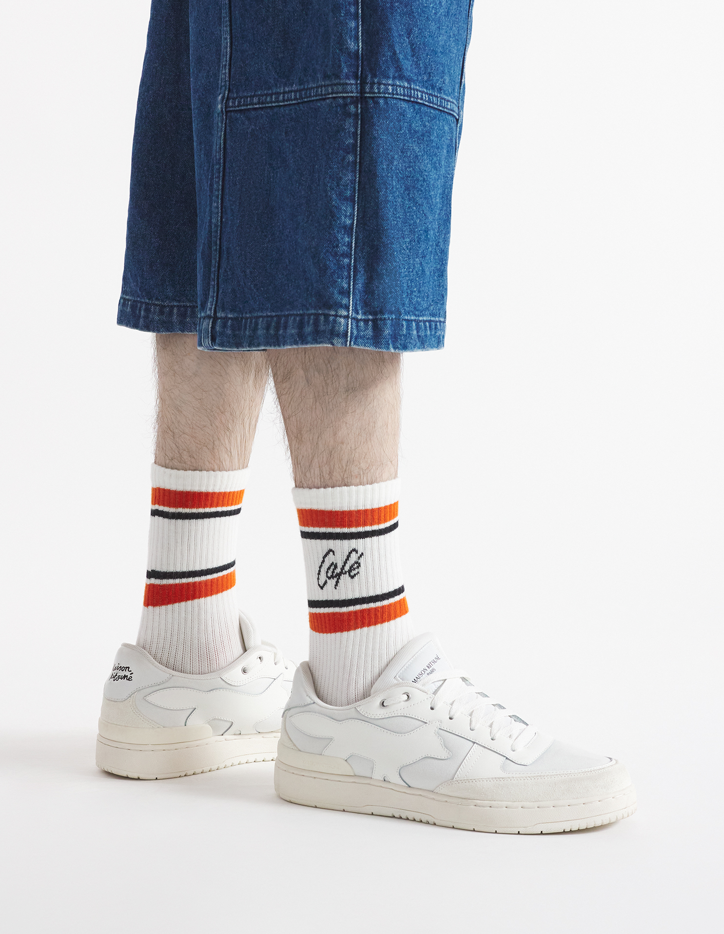 CAFE KITSUNE SPORTY SOCKS