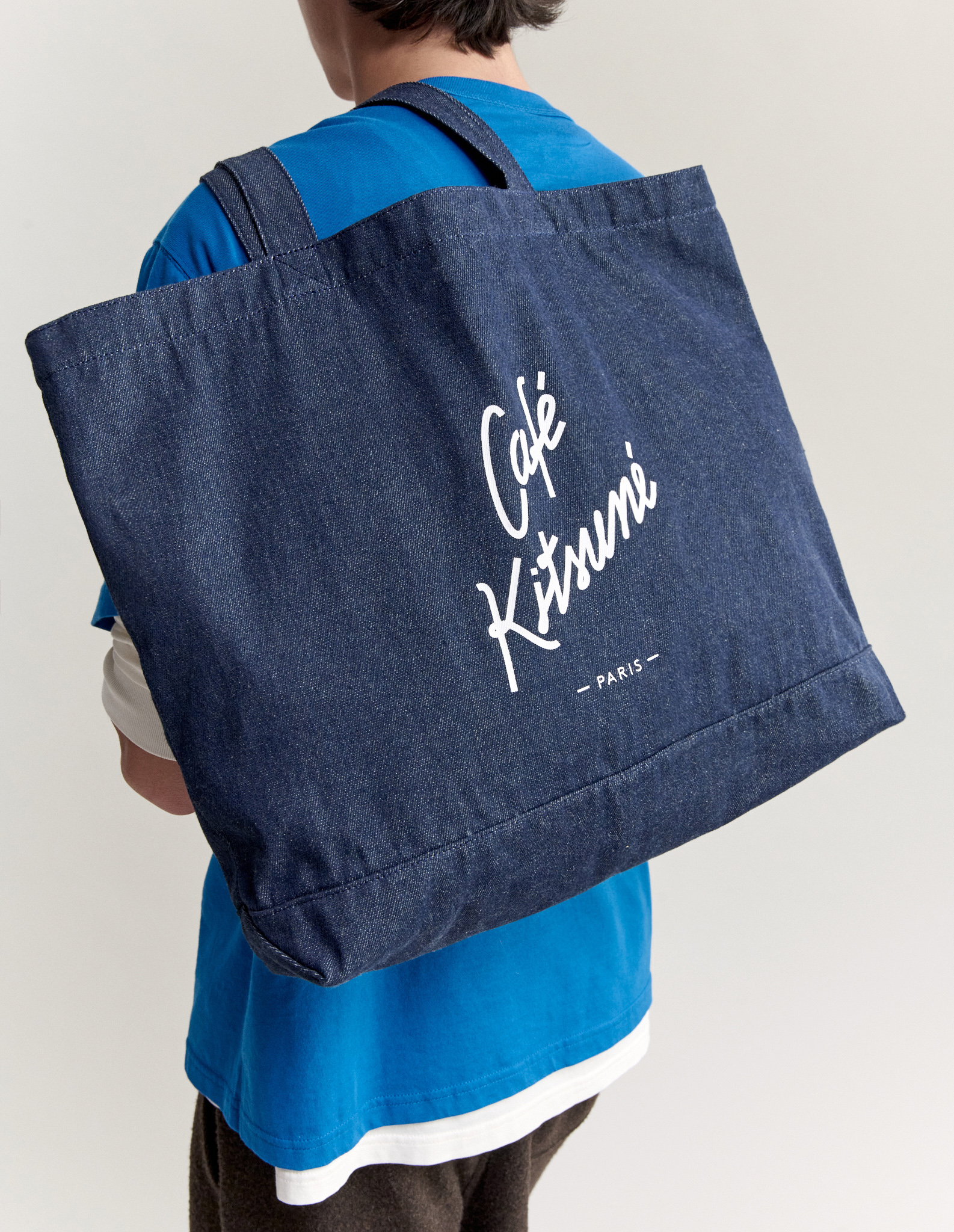 CAFÉ KITSUNÉ デニム トートバッグ