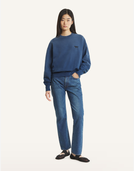 MK x KURO SUNFADED フォックス スウェットシャツ | Maison Kitsuné
