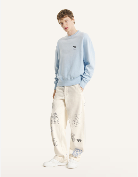 MAISON KITSUNE x KURO SUNFADED FOX SWEAT SHIRT | Maison Kitsuné