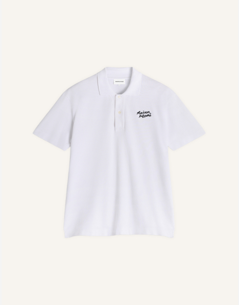 MAISON KITSUNE HANDWRITING COMFORT POLO | Maison Kitsuné