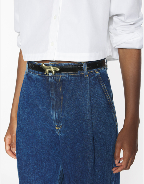 プロフィール フォックスヘッド レザー ベルト | Maison Kitsuné