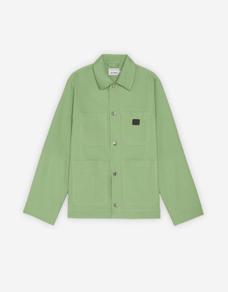 【新品】Maison Kitsune カフェ キツネ ワークウェア ジャケット 新品】Maison Kitsune カフェ キツネ ワークウェア ジャケット