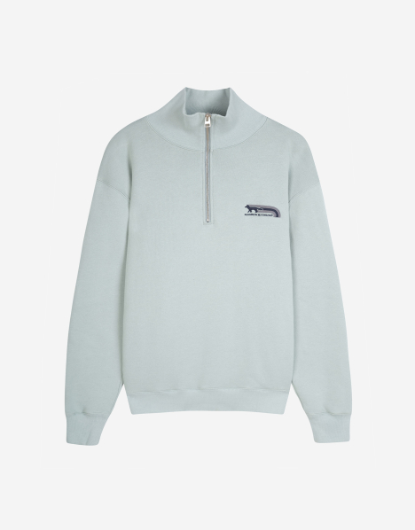 FLASH FOX HALF ZIP SWEATSHIRT FLASH FOX HALF ZIP SWEATSHIRT