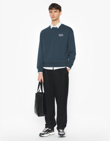 MAISON KITSUNE HANDWRITING COMFORT SWEATSHIRT | Maison Kitsuné