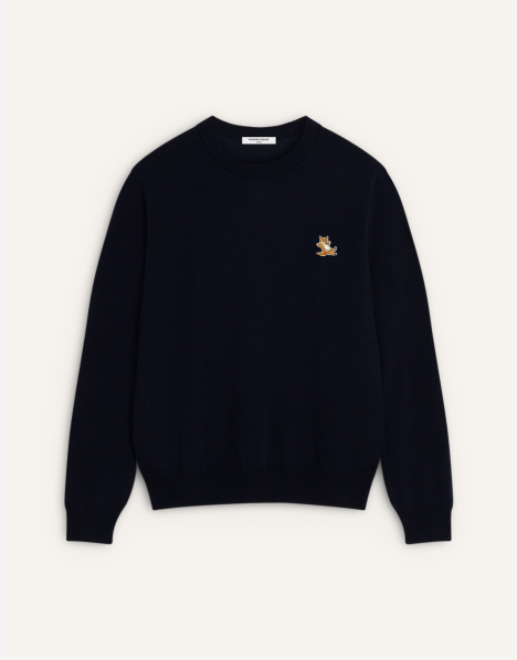 CHILLAX MERINO RWS MERINO REGULAR JUMPER | Maison Kitsuné