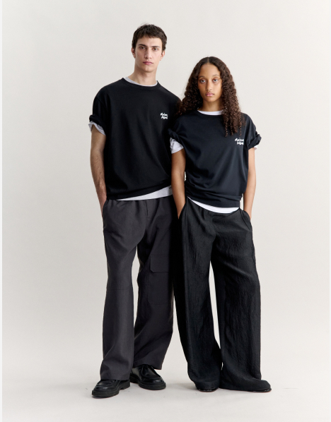 MAISON KITSUNE HANDWRITING OVERSIZE TEE-SHIRT | Maison Kitsuné