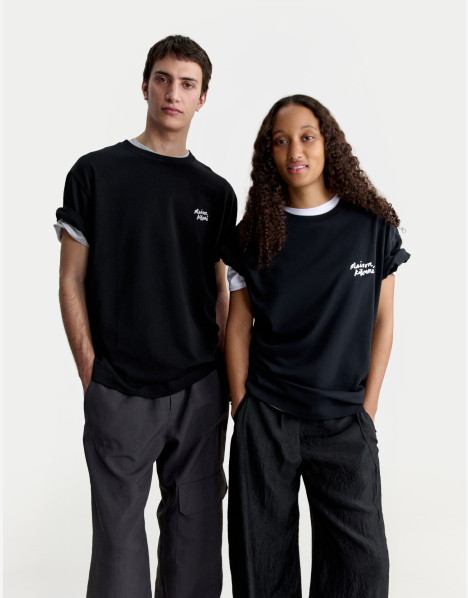 MAISON KITSUNE HANDWRITING OVERSIZE TEE-SHIRT | Maison Kitsuné