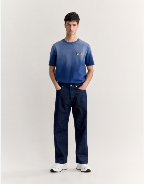 ダブル フォックスヘッド フェード コンフォート Tシャツ | Maison Kitsuné
