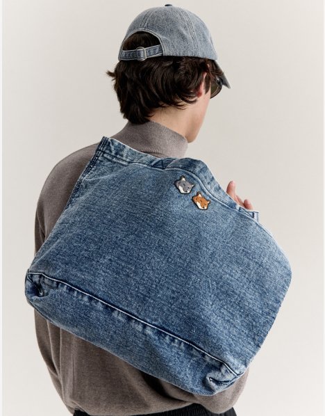 DOUBLE FOX HEAD TOTE | Maison Kitsuné