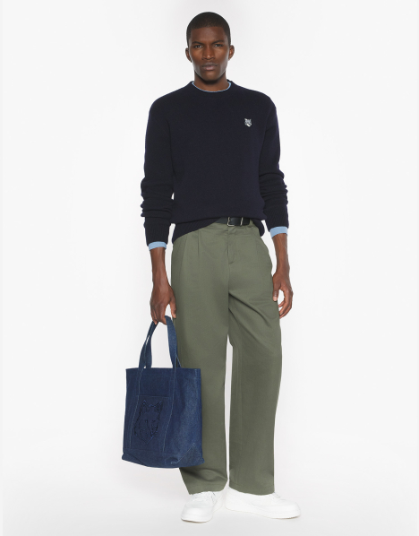 Wooly Warmy Footless & MAISON KITSUNÉ BABY FOX MERINO REGULAR JUMPER | Maison Kitsuné