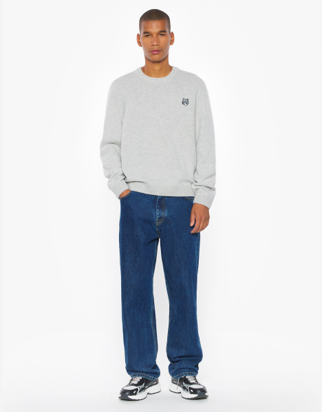 FOX HEAD LAMBSWOOL COMFORT JUMPER | Maison Kitsuné