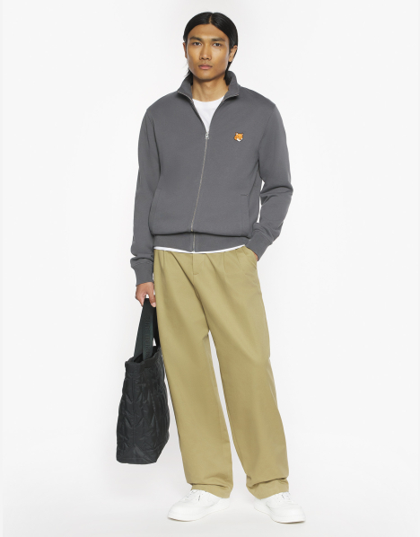 FOX HEAD ZIPPED REGULAR SWEATSHIRT | Maison Kitsuné