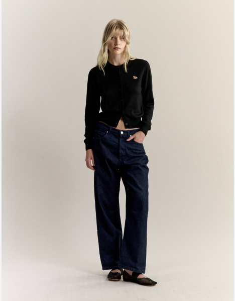 ベイビー フォックス メリノ レギュラー カーディガン | Maison Kitsuné