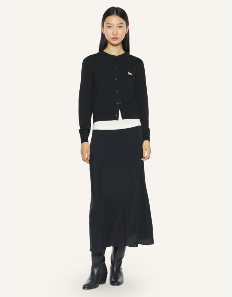ベイビー フォックス メリノ レギュラー カーディガン | Maison Kitsuné