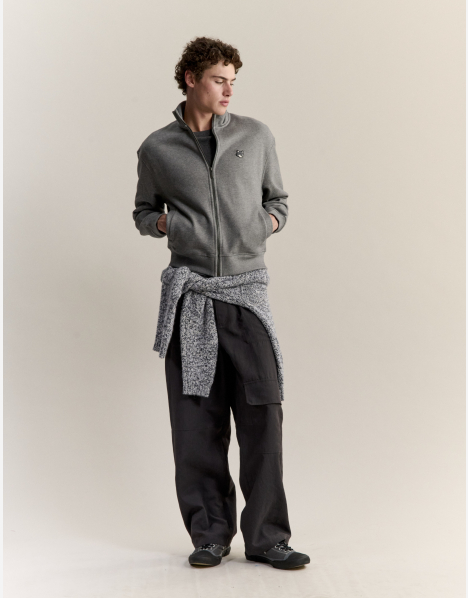 FOX HEAD ZIPPED COMFORT SWEATSHIRT | Maison Kitsuné