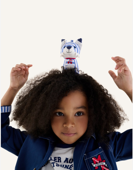 MAISON KITSUNE x BONPOINT CHERRY FOX PLUSH | Maison Kitsuné