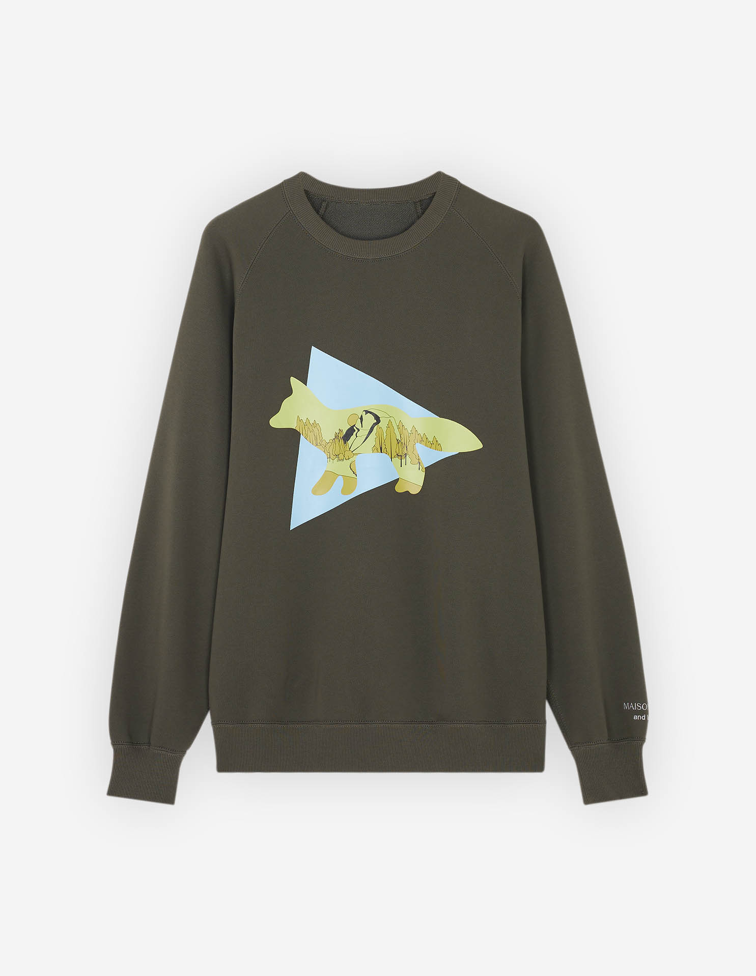 MK x AND WANDER DRY COTTON SWEATSHIRT | Maison Kitsuné MK x AND WANDER DRY COTTON SWEATSHIRT | Maison Kitsuné