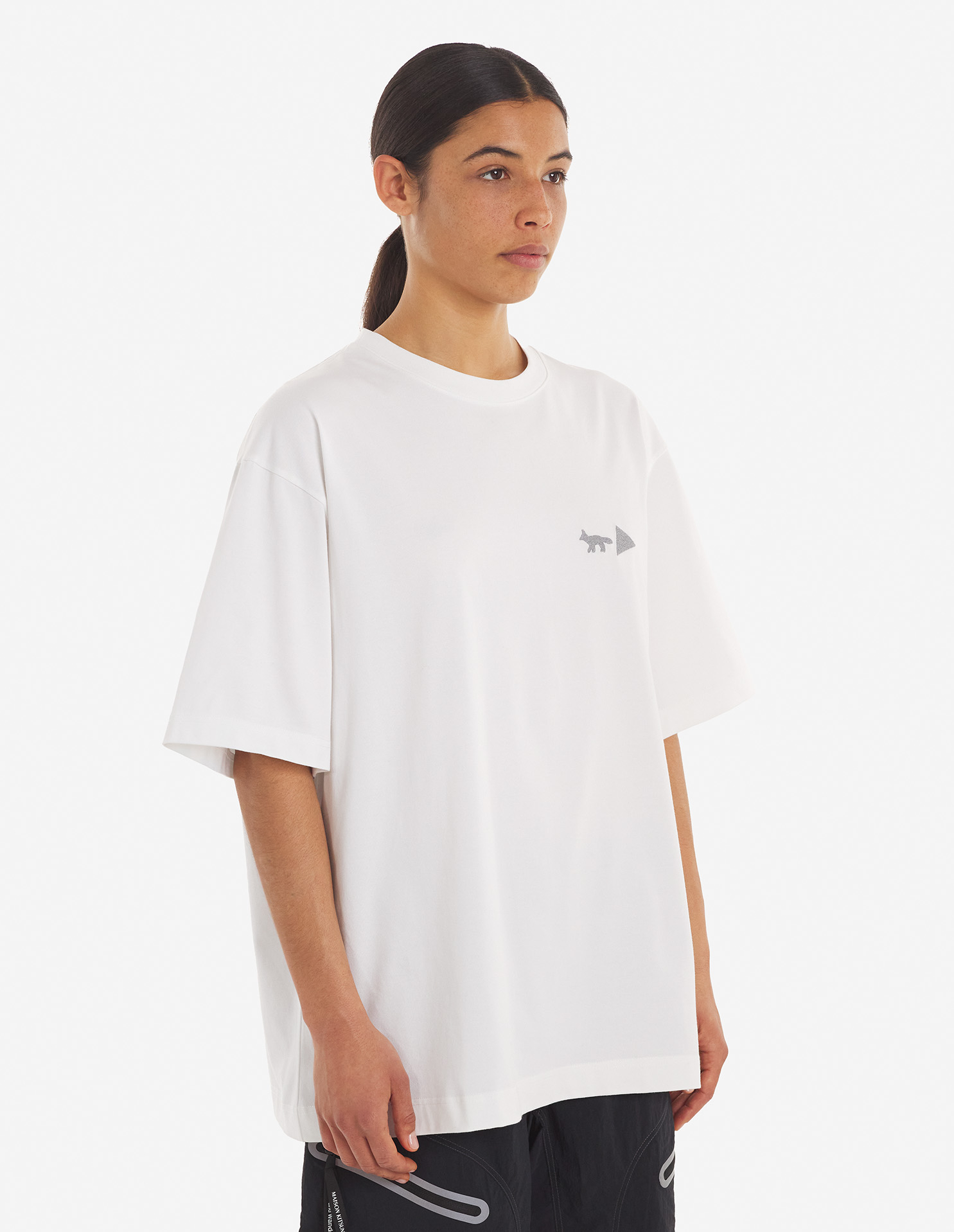 メゾン キツネ x AND WANDER ドライ コットン Tシャツ 1 | Maison Kitsuné