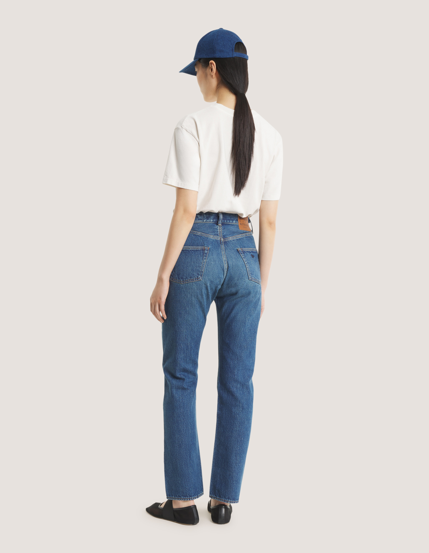 MAISON KITSUNE x KURO SELVEDGE VOYAGE DENIM PANTS - 7