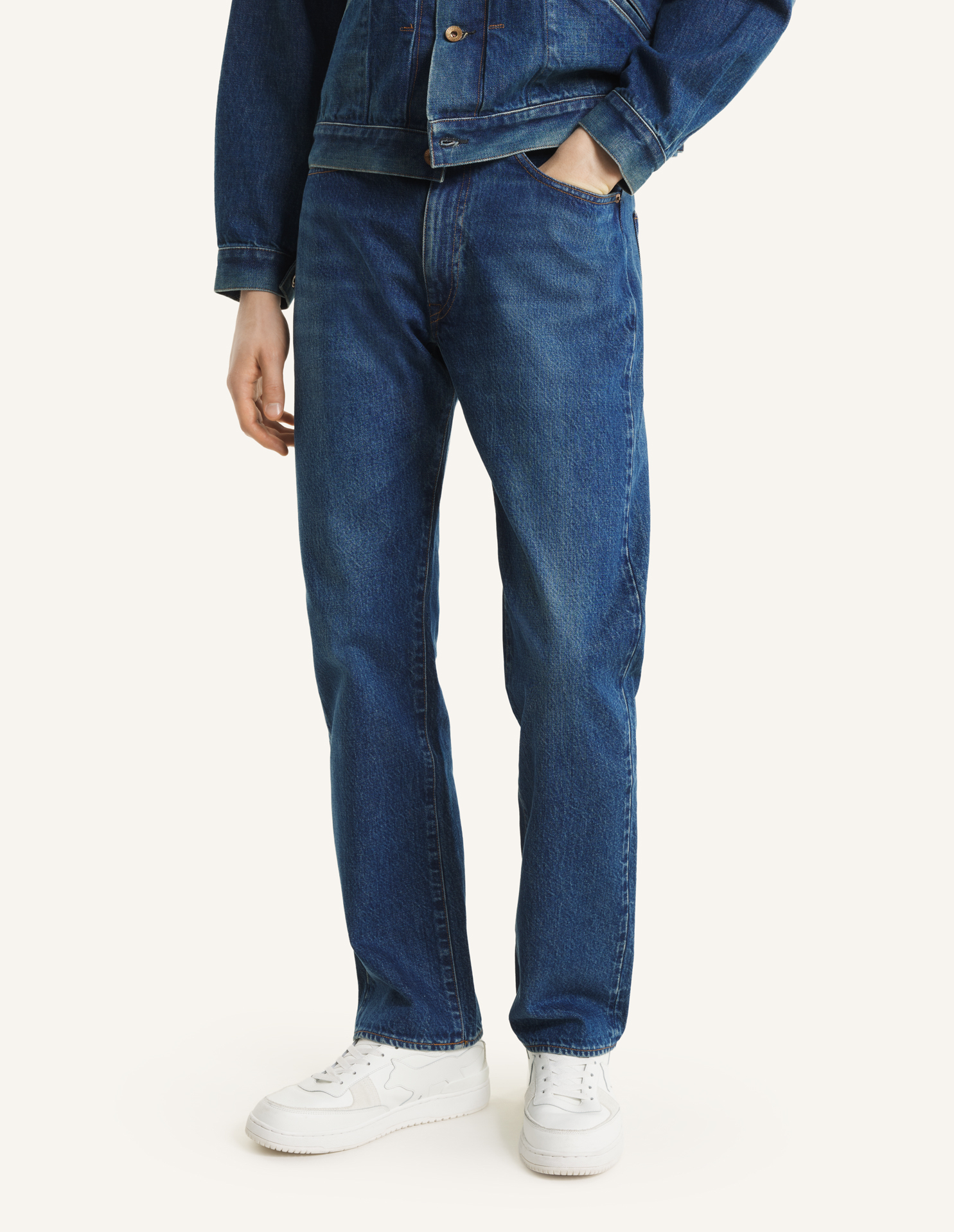 MAISON\u0020KITSUNE\u0020x\u0020KURO\u0020SELVEDGE\u0020VOYAGE\u0020DENIM\u0020PANTS