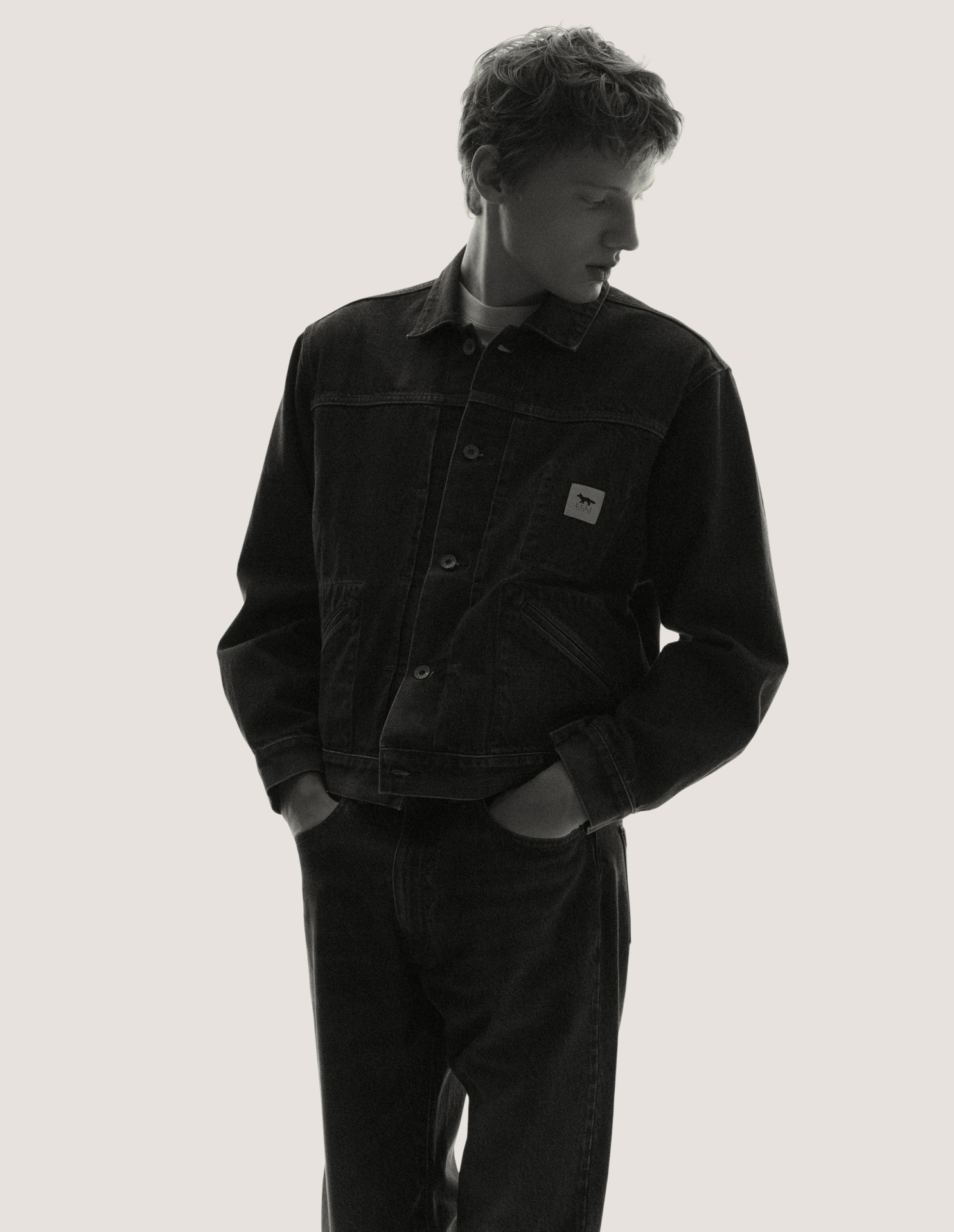 MAISON KITSUNE x KURO SELVEDGE VOYAGE DENIM PANTS - 12