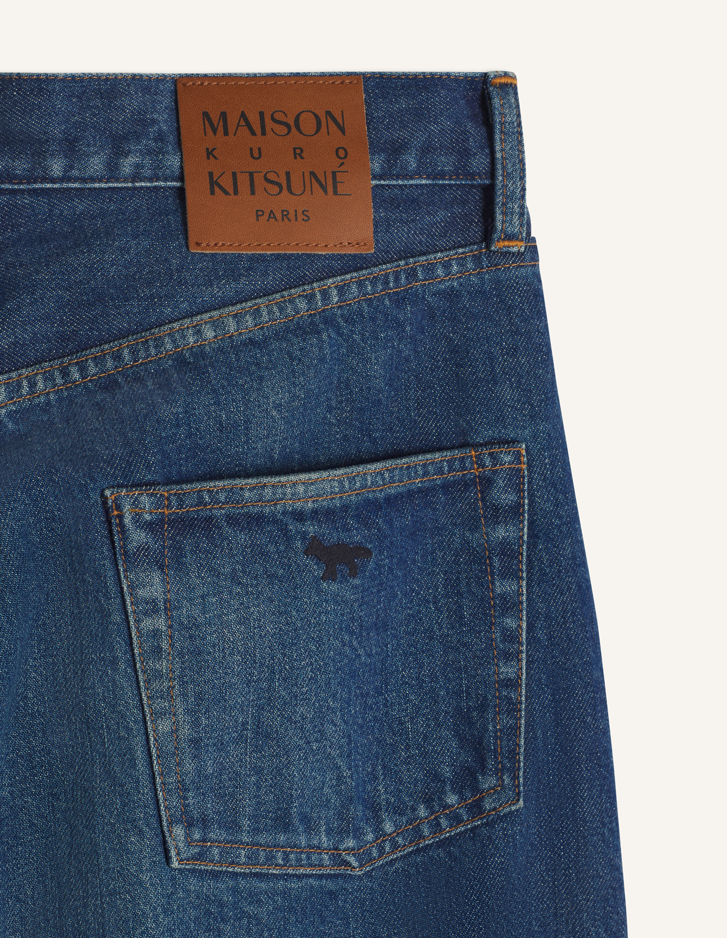 MAISON\u0020KITSUNE\u0020x\u0020KURO\u0020SELVEDGE\u0020VOYAGE\u0020DENIM\u0020PANTS