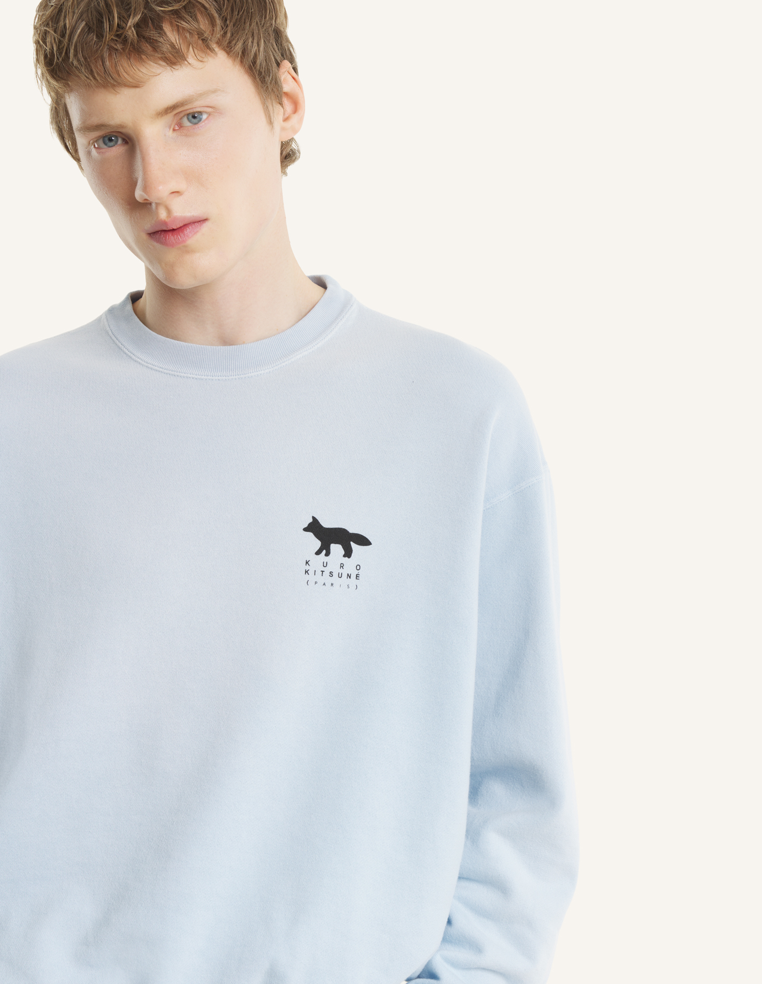 MAISON\u0020KITSUNE\u0020x\u0020KURO\u0020SUNFADED\u0020FOX\u0020SWEAT\u0020SHIRT