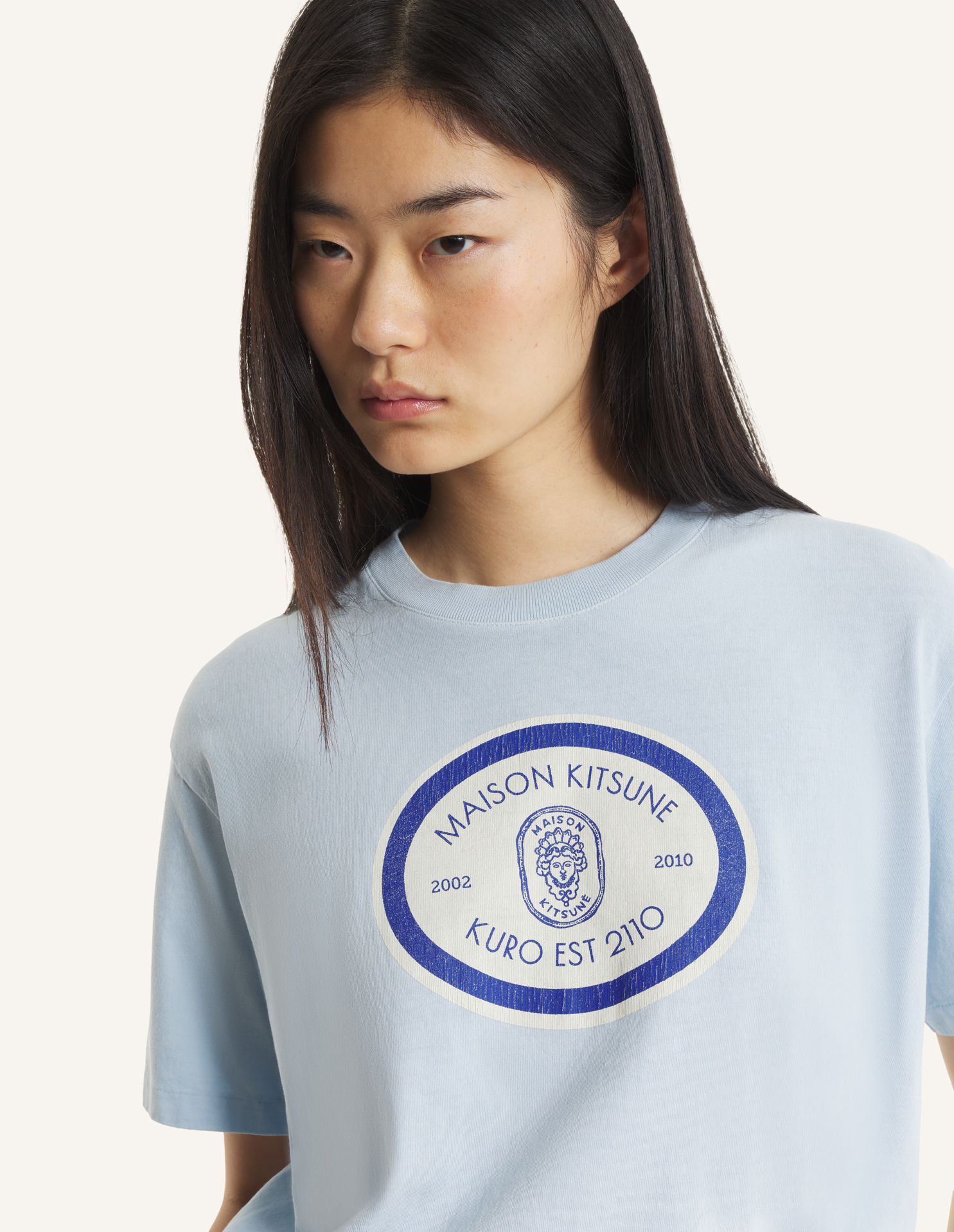 MAISON\u0020KITSUNE\u0020x\u0020KURO\u0020GRAND\u0020EST.\u0020VINTAGE\u0020WASH\u0020TEE